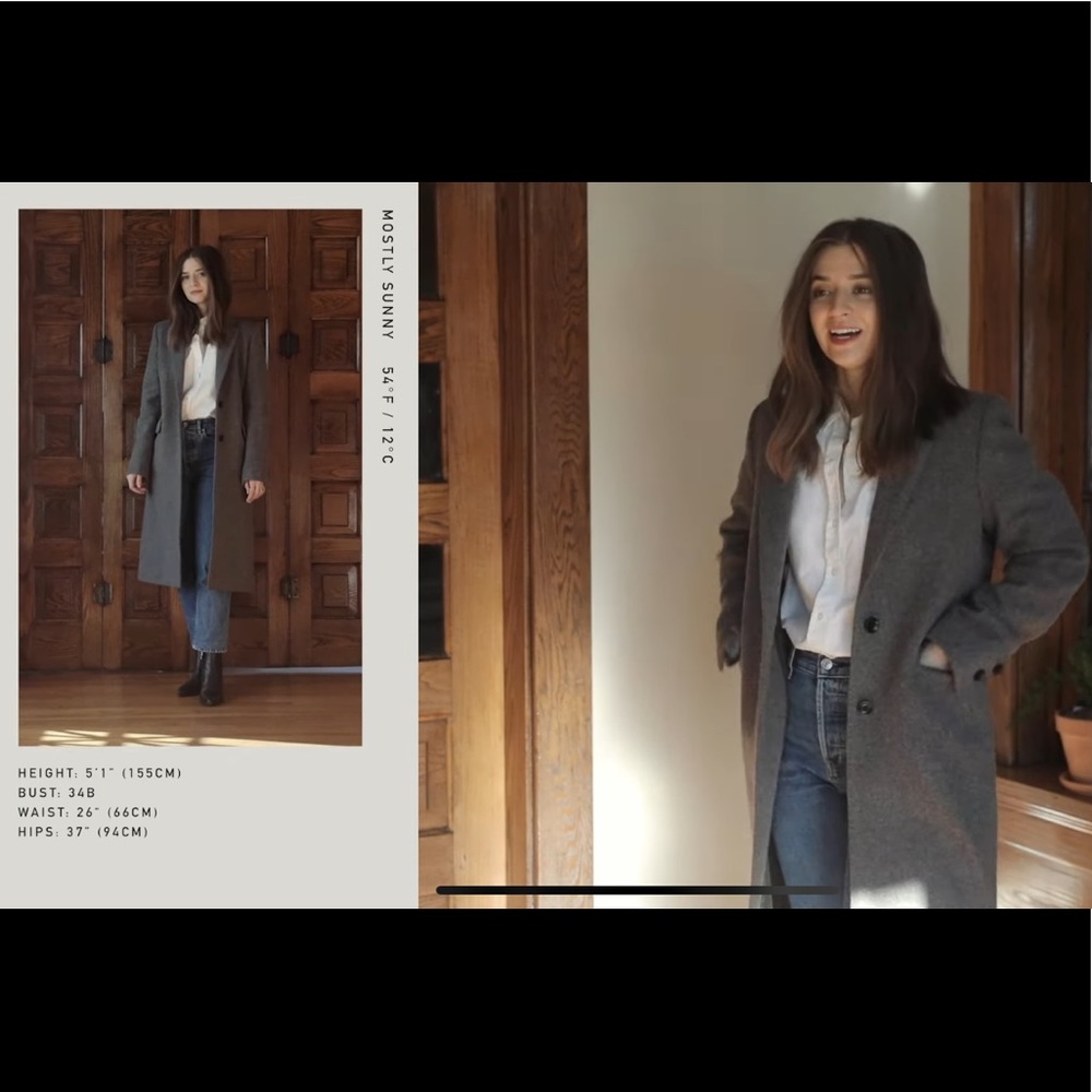NWOT - Uniqlo IDLF Wool Coat